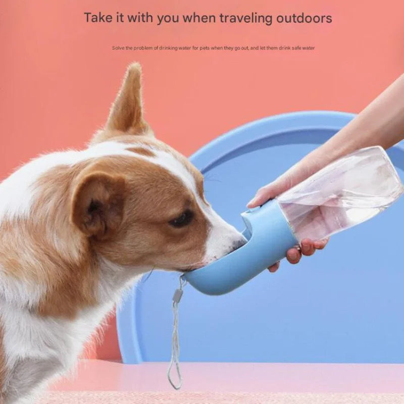 Leak-Proof Portable Dog Water Bottle with Dispenser