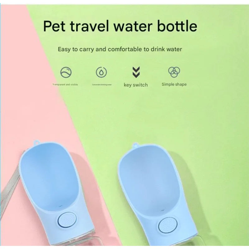 Leak-Proof Portable Dog Water Bottle with Dispenser